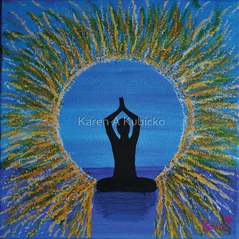 The Light painting by Karen Kubicko