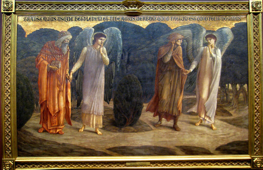 The King and the Shepherd (1888) by Sir Edward Coley Burne-Jones