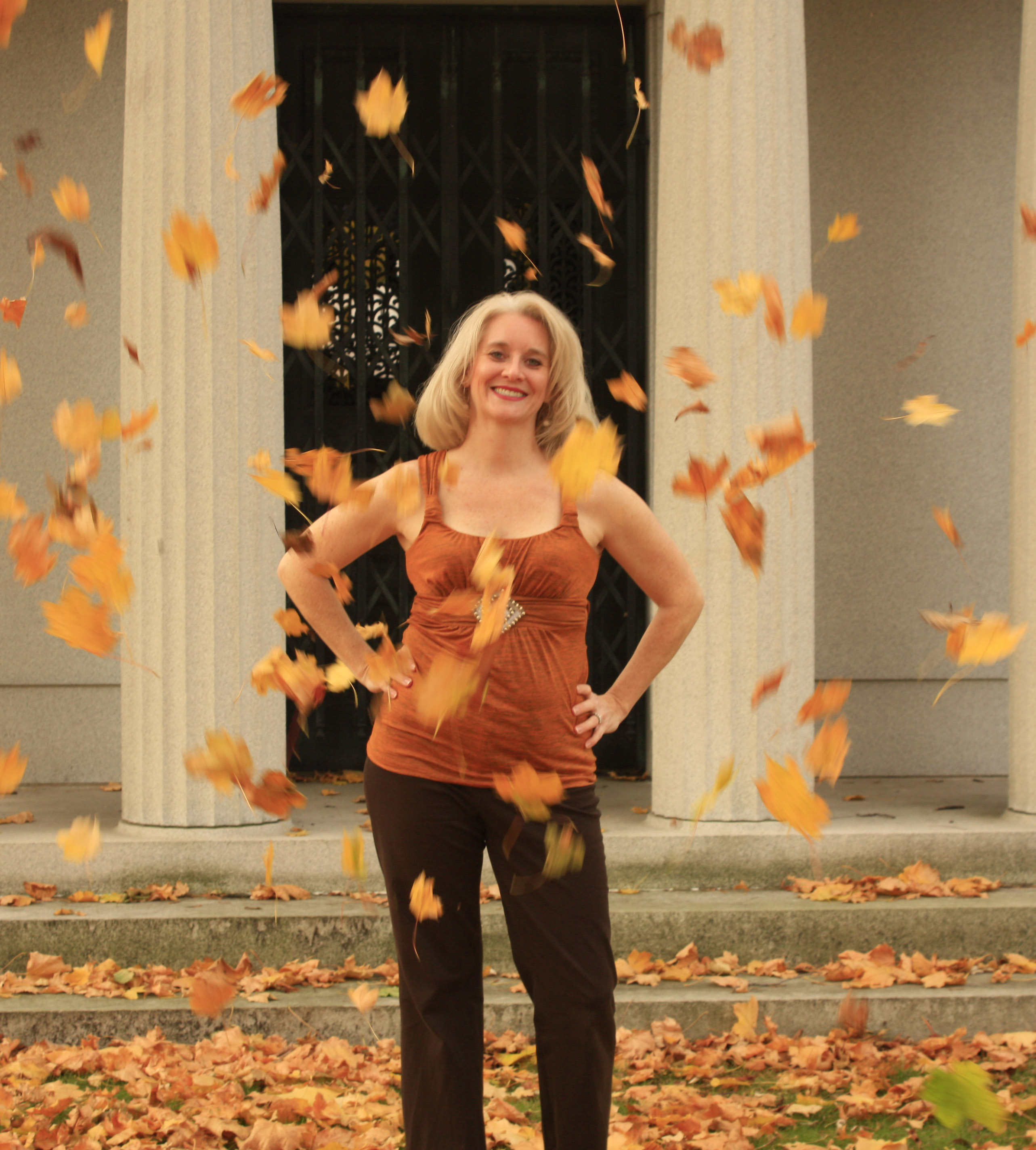 Life is to have fun - so let the leaves float down all around you Life is to have fun - so let the leaves float down all around you