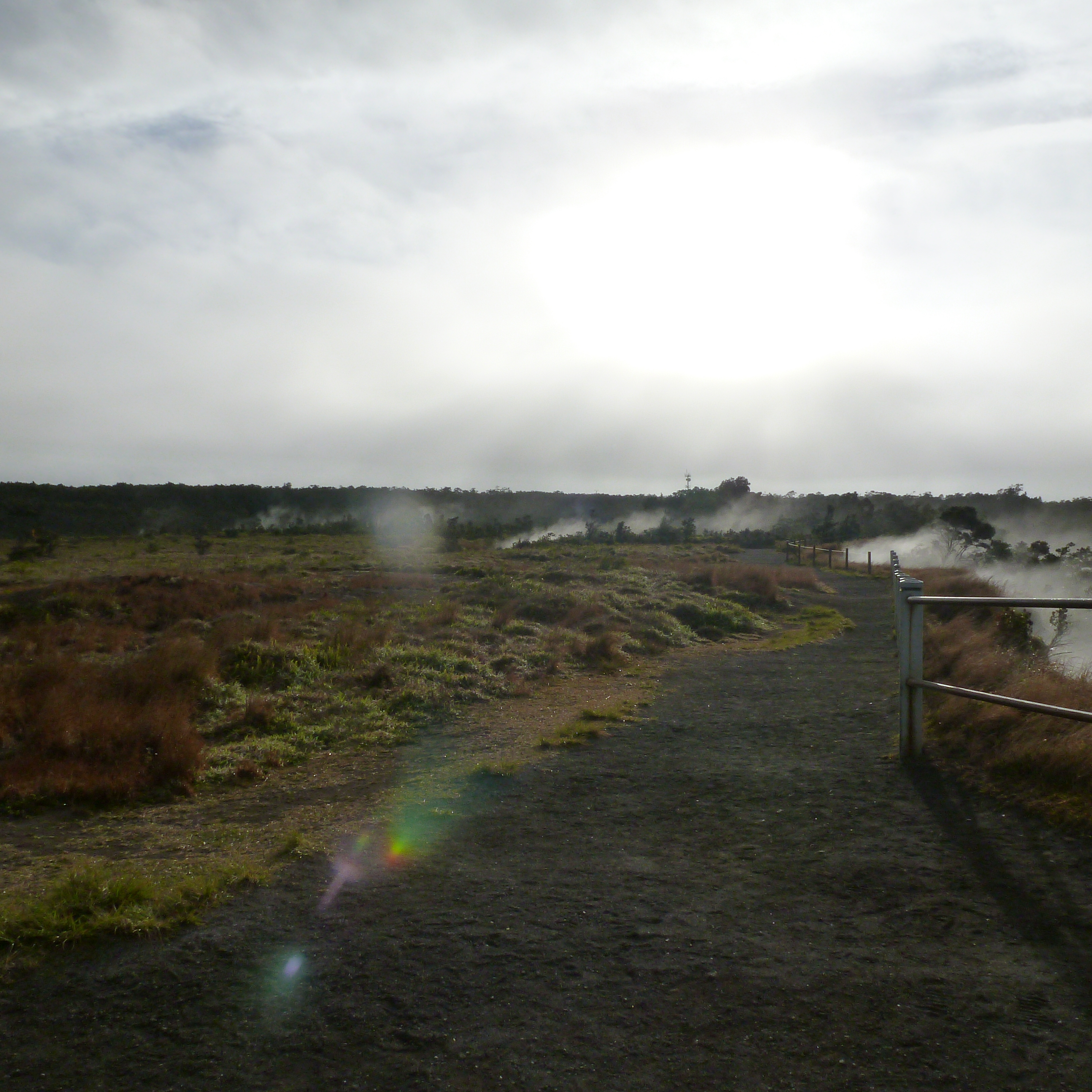 Cool orbs near the Kilauea Caldera on the island of Hawaii