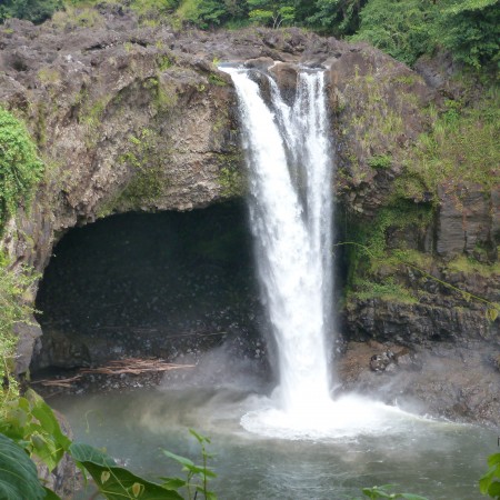 One of our divine gifts ~ Rainbow falls in Hawaii