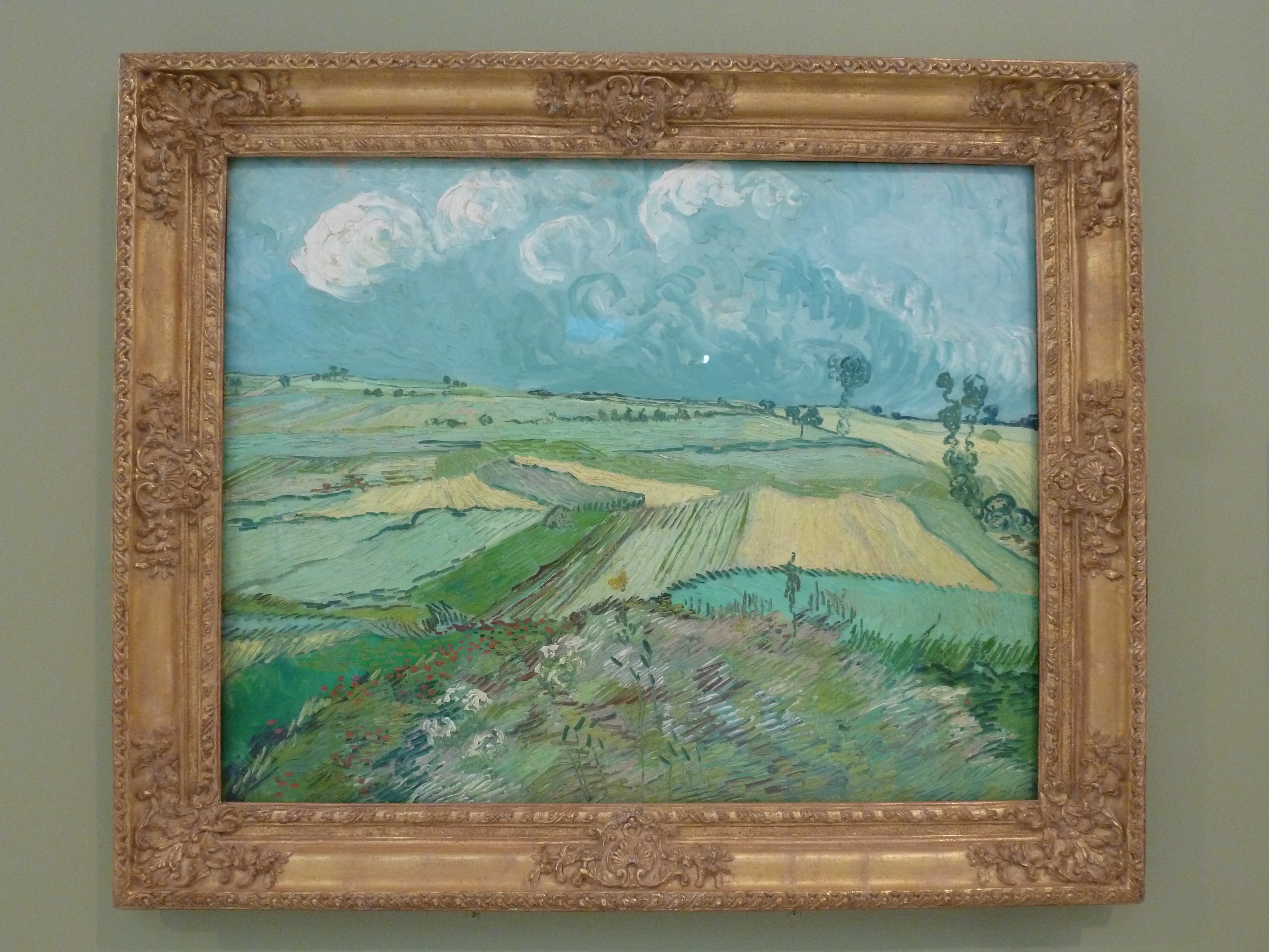 Vincent van Gogh Wheat Fields after the Rain 1890