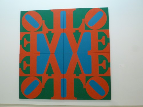 'The Great Love' by Robert Indiana 'The Great Love' by Robert Indiana