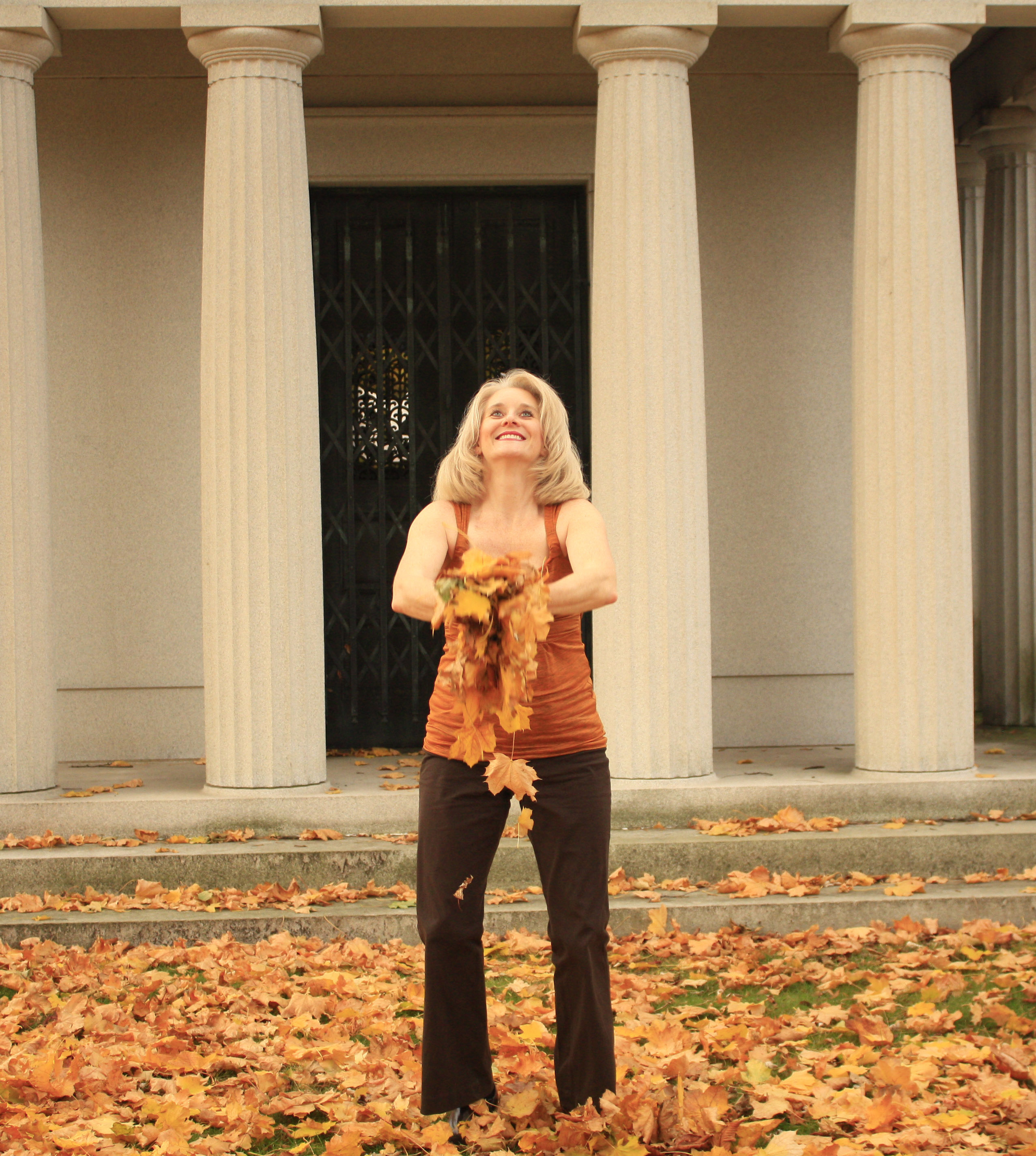 Life is to have fun - so pick up some leaves Life is to have fun - so pick up some leaves