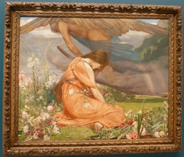 The Garden of Adonis by John Dickson Batten 1887. Angels always watch over us.