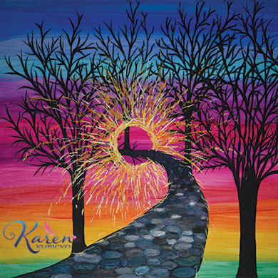 Walk down the colorful path into your personal past lives. Karen Kubicko, Past Life Regressionist and Psychic Intuitive who works with people willing to heal on a deep emotional and energetic level.