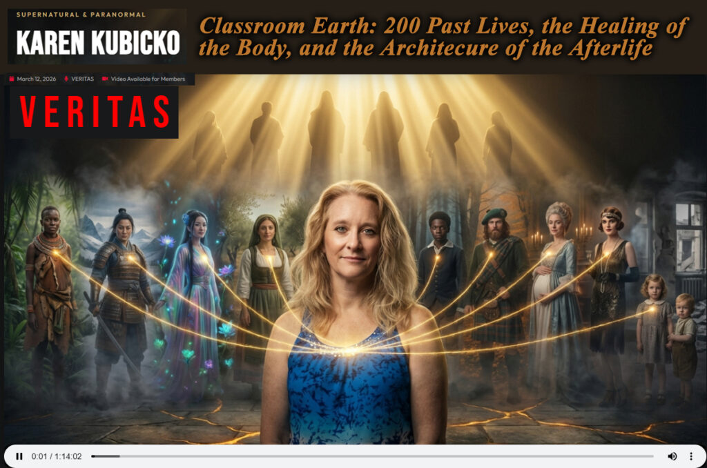 Veritas Podcast - Mel Hostalrich interviews Karen Kubicko Classroom Earth: 200 Past Lives, the Healing of the Body, and the Architecure of the Afterlife