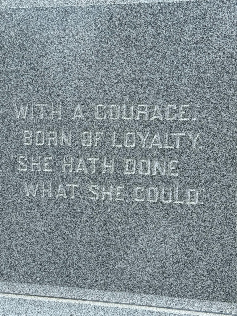 Courage Engraved Gettysburg PA